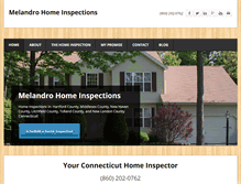 Tablet Screenshot of melandroinspection.com
